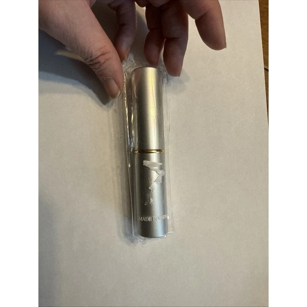 SEALED‎ Mary Kay Retractable Silver & Gold Round Loose Powder Makeup Brush RARE
